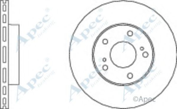 Тормозной диск APEC braking DSK690