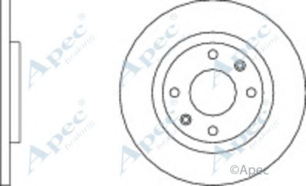 Тормозной диск APEC braking DSK821