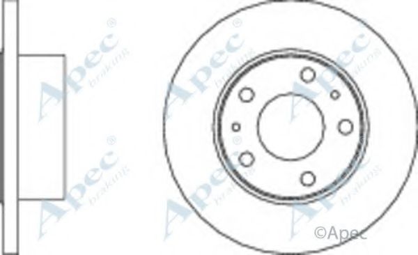 Тормозной диск APEC braking DSK833