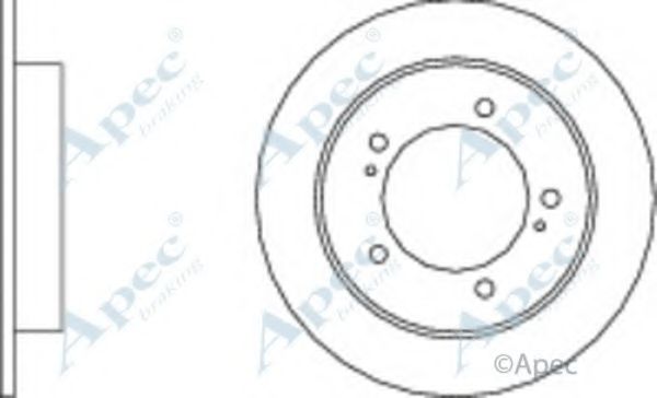 Тормозной диск APEC braking DSK943