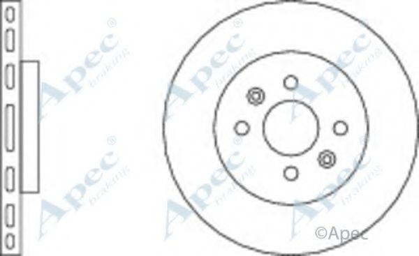 Тормозной диск APEC braking DSK2945