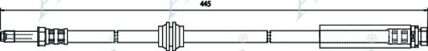 Тормозной шланг APEC braking HOS3565