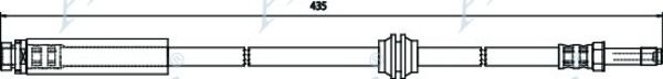 Тормозной шланг APEC braking HOS3705