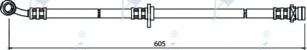 Тормозной шланг APEC braking HOS3999