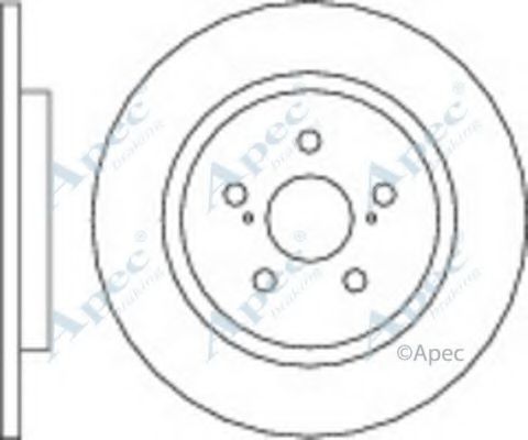 Тормозной диск APEC braking DSK2987