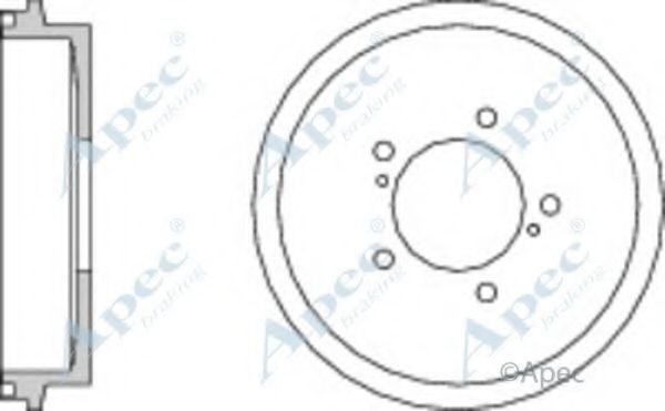 Тормозной барабан APEC braking DRM9192