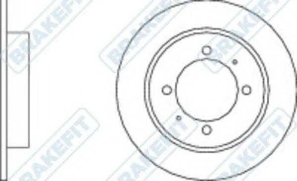 Тормозной диск APEC braking DK6006