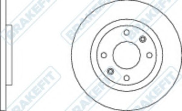 Тормозной диск APEC braking DK6001