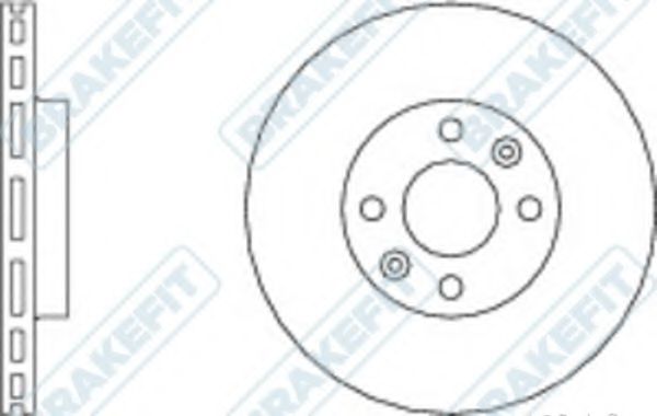 Тормозной диск APEC braking DK6062