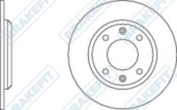 Тормозной диск APEC braking DK6003