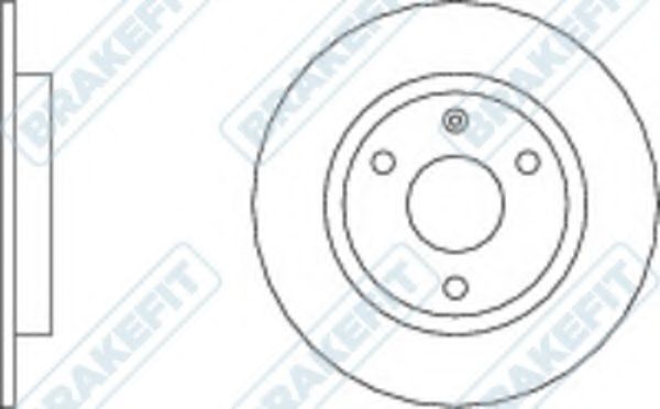 Тормозной диск APEC braking DK6055