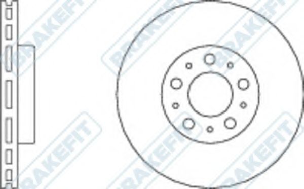 Тормозной диск APEC braking DK6182