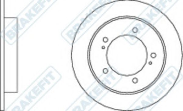 Тормозной диск APEC braking DK6193