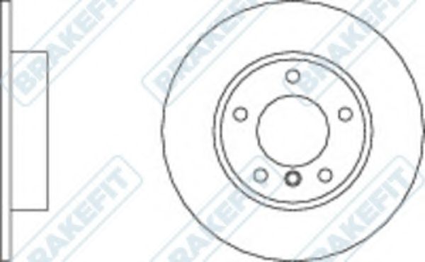 Тормозной диск APEC braking DK6225