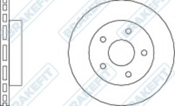 Тормозной диск APEC braking DK6234