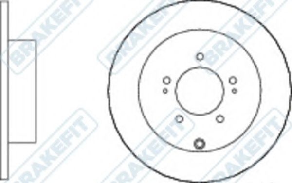 Тормозной диск APEC braking DK6293