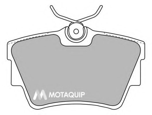 Комплект тормозных колодок, дисковый тормоз MOTAQUIP LVXL1132