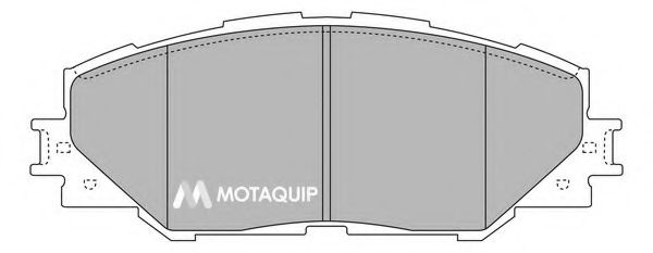 Комплект тормозных колодок, дисковый тормоз MOTAQUIP LVXL1306