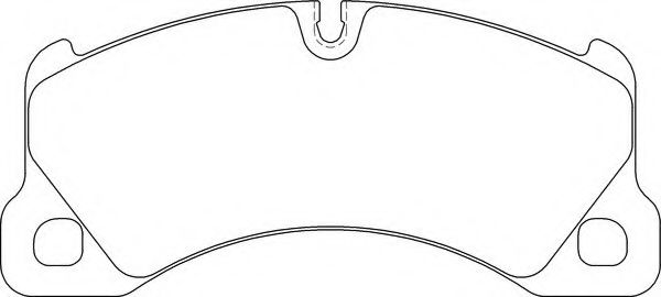 Комплект тормозных колодок, дисковый тормоз MOTAQUIP LVXL1623