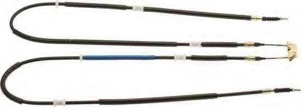 Трос, стояночная тормозная система MOTAQUIP VVB1153