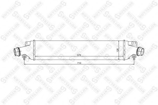 Интеркулер STELLOX 10-40208-SX