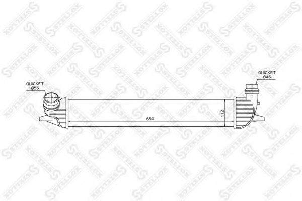 Интеркулер STELLOX 10-40210-SX