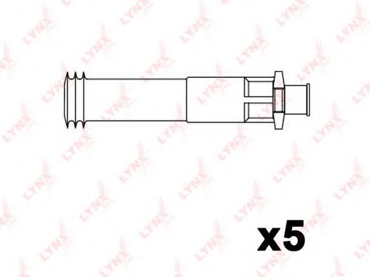 Комплект проводов зажигания LYNXauto SPC4841