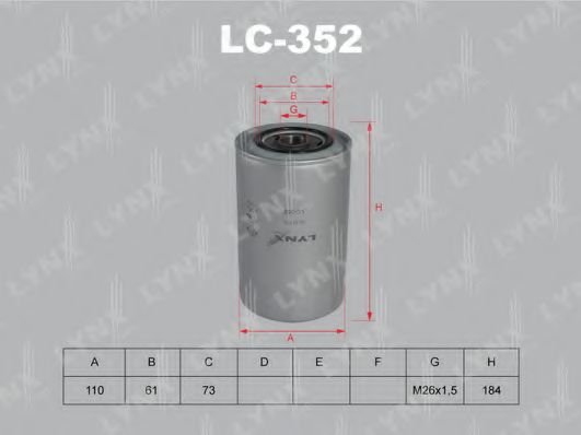 Масляный фильтр UNION C3521