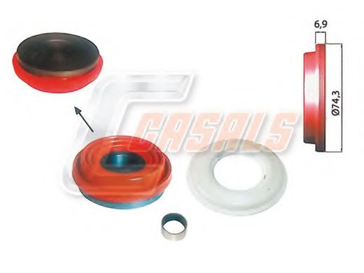 Ремкомплект, тормозной суппорт CASALS MD637