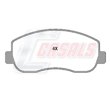 Комплект тормозных колодок, дисковый тормоз CASALS 25147