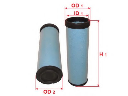 Воздушный фильтр SAKURA  Automotive A4502