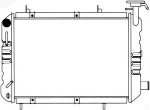 Радиатор, охлаждение двигателя SAKURA  Automotive 1081-0212