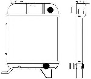Радиатор, охлаждение двигателя SAKURA  Automotive 1621-0201