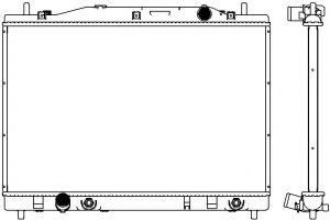 Радиатор, охлаждение двигателя ACDelco 21494