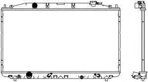 Радиатор, охлаждение двигателя SAKURA  Automotive 3211-8511