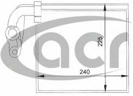 Испаритель, кондиционер ACR 310041