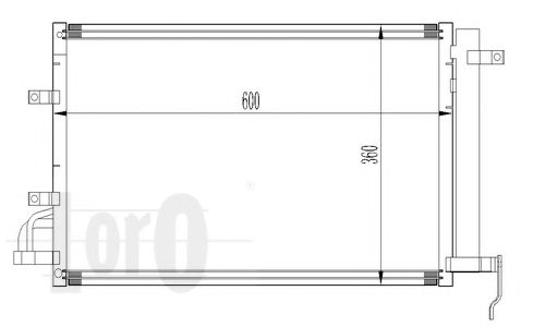 Конденсатор, кондиционер LORO 024-016-0001