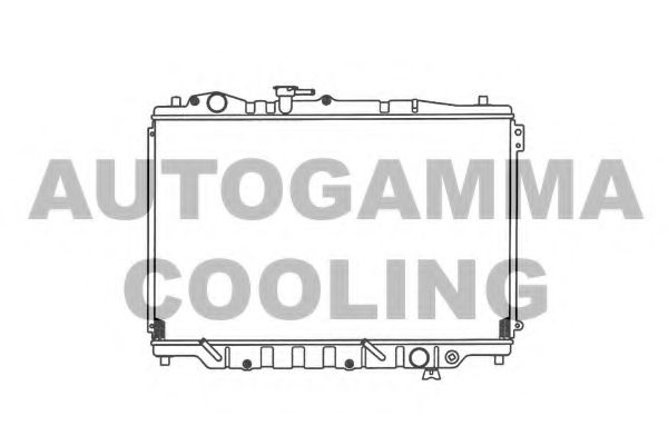 Радиатор, охлаждение двигателя AUTOGAMMA 100502