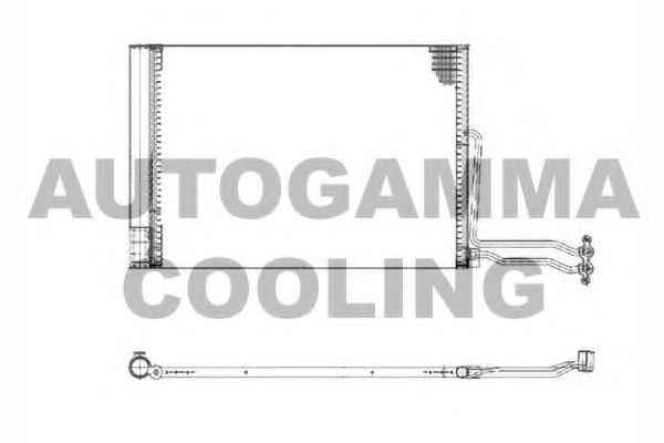 Конденсатор, кондиционер AUTOGAMMA 103725