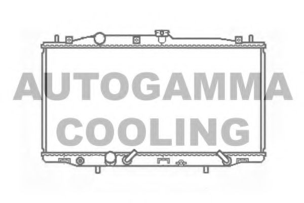 Радиатор, охлаждение двигателя AUTOGAMMA 103926