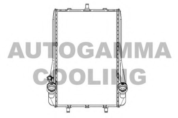 Радиатор, охлаждение двигателя AUTOGAMMA 104035