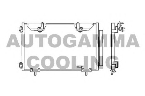 Конденсатор, кондиционер AUTOGAMMA 104766