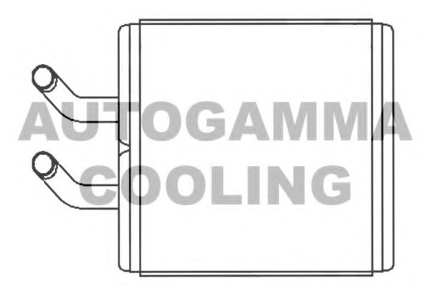Теплообменник, отопление салона AUTOGAMMA 104876