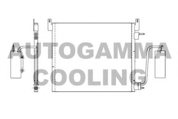 Конденсатор, кондиционер AUTOGAMMA 105020