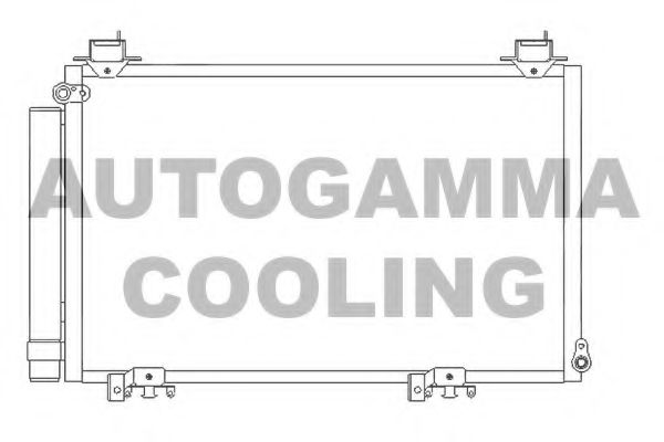 Конденсатор, кондиционер AUTOGAMMA 107459