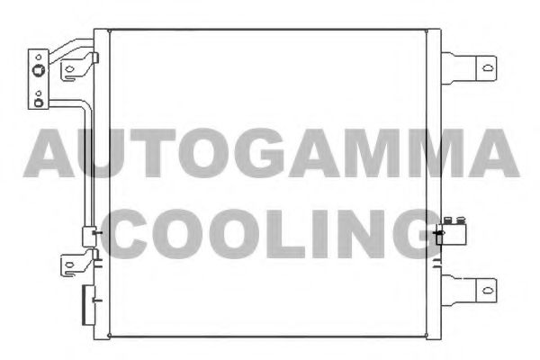 Конденсатор, кондиционер AUTOGAMMA 107499