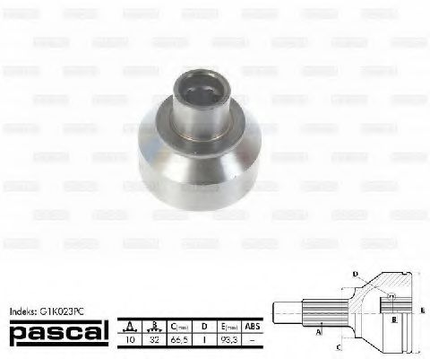 Шарнир, приводной вал SPIDAN 20807