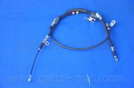 Трос, стояночная тормозная система PARTS-MALL PTA-255