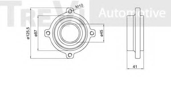 Комплект подшипника ступицы колеса RUVILLE 6257