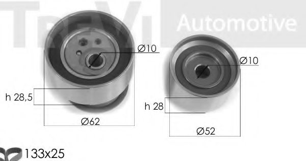 Комплект ремня ГРМ TREVI AUTOMOTIVE KD1378